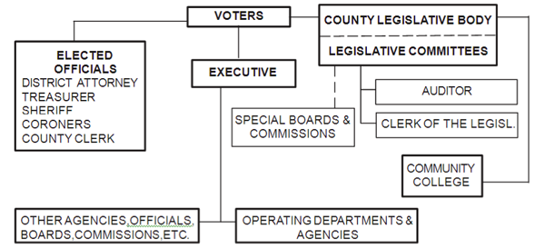 County Government Organizational Chart